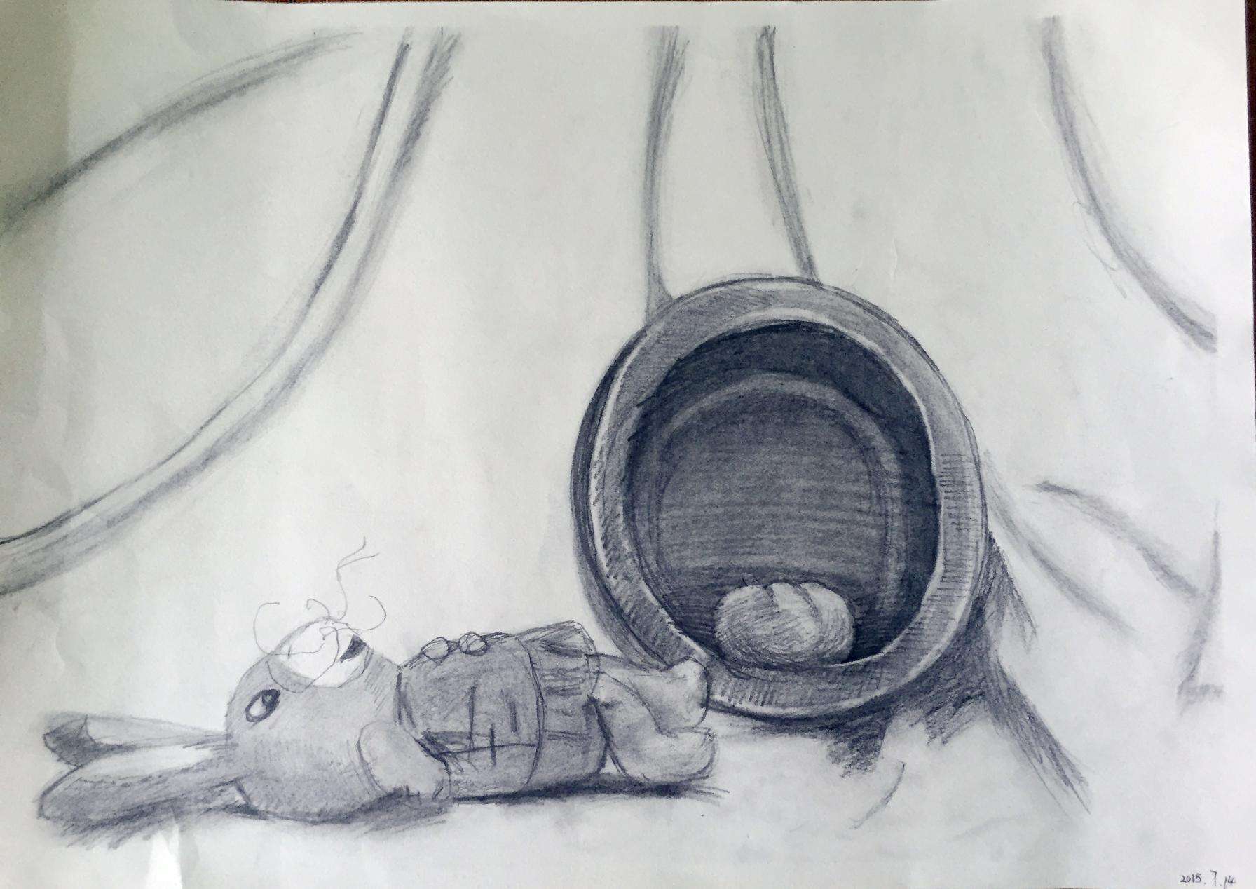 【绘画】四年级素描作品