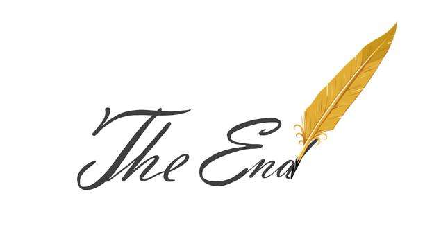 end of the book